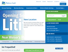 Tablet Screenshot of bankjbt.com